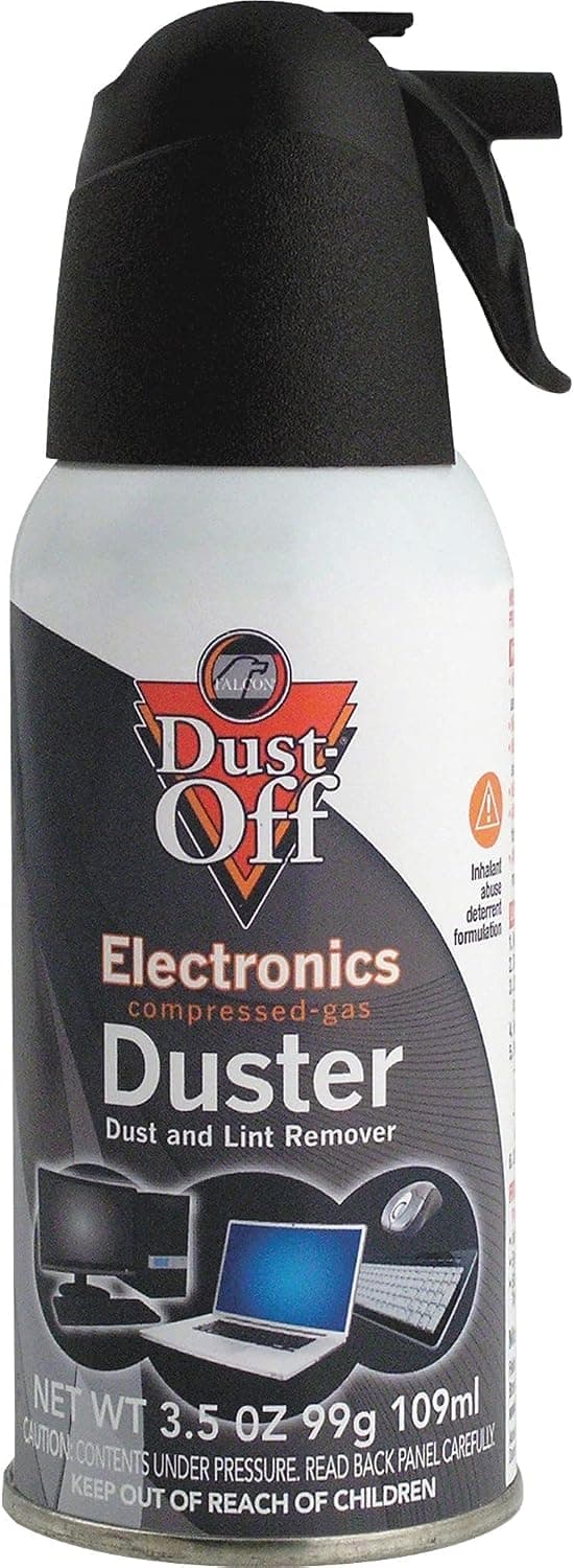 Compressed Air Duster, Dust Off, Canned Air, Disposable Cleaning Duster, 3.5 oz - 1 Can