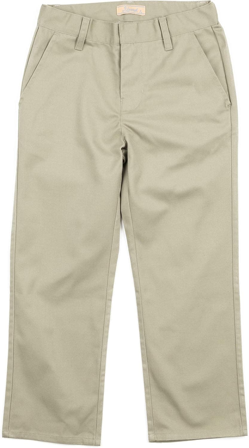 Leveret Kids & Toddler Pants Boys Uniform Chino Pants Variety of Colors (Size 2-14 Years)