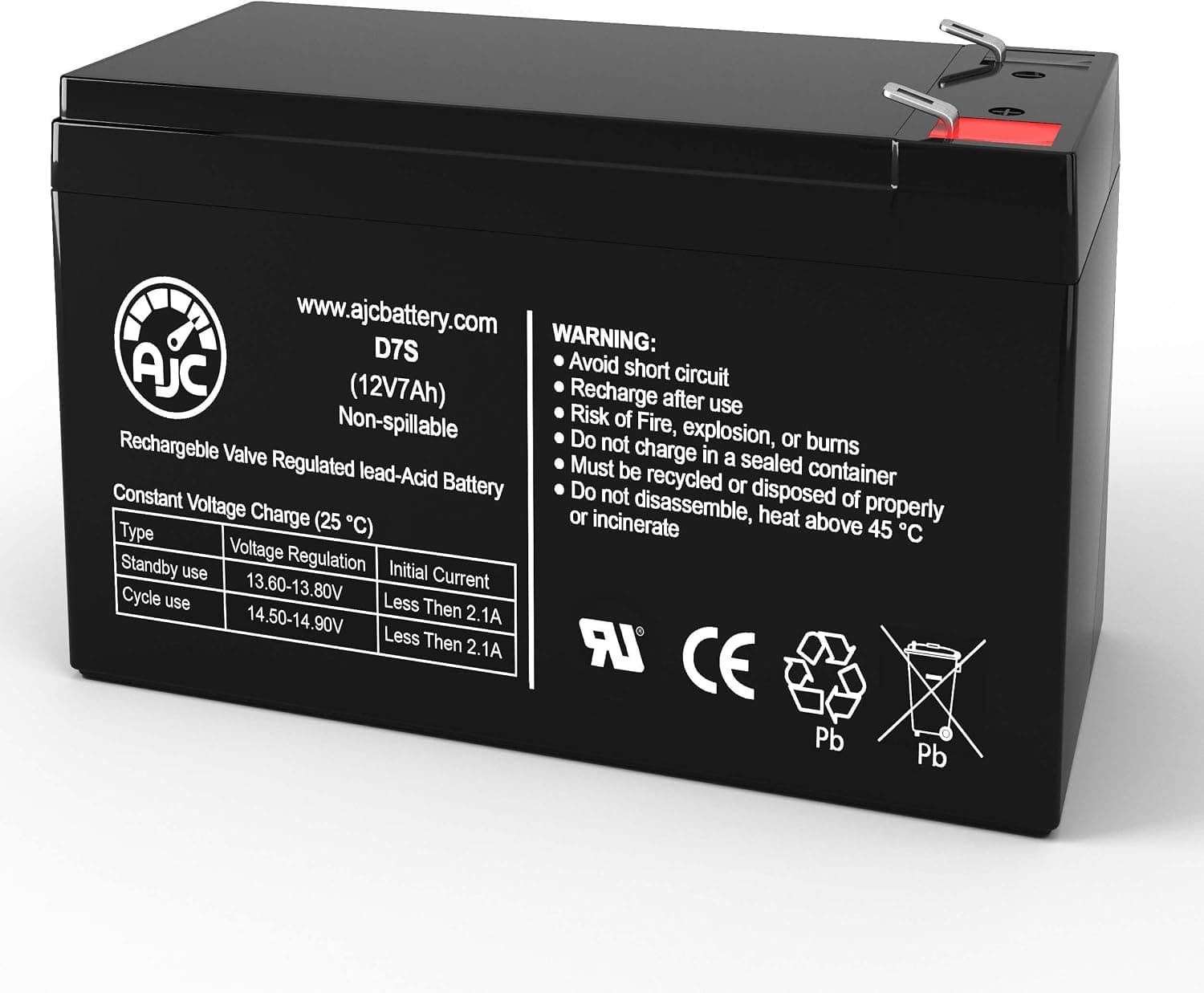 AJC Battery Compatible with Humminbird PiranhaMAX 150 Portable 12V 7Ah Fish Finder Battery