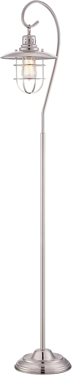 Lite Source Floor Lamps Ls-81456Ps Lanterna Ii Floor Lamp, Polished Steel