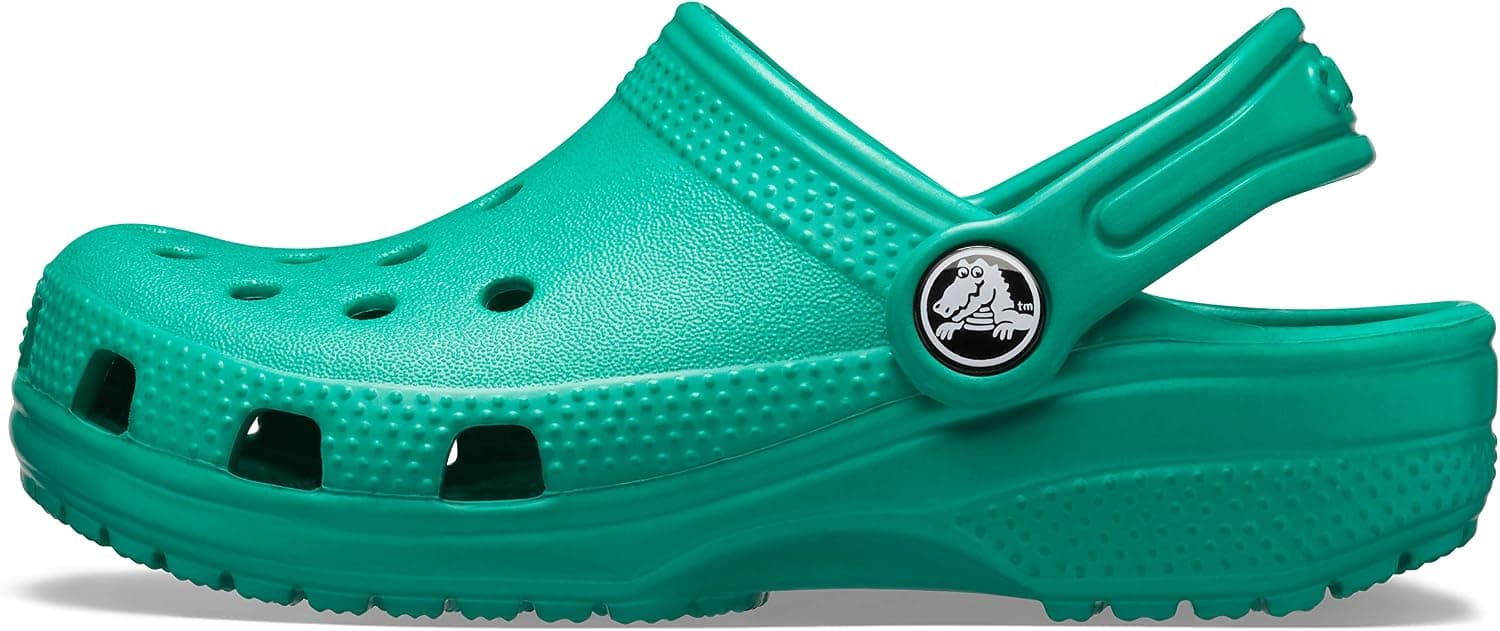 Crocs Unisex-Child Classic Clogs, Deep Green, 12 Little Kid