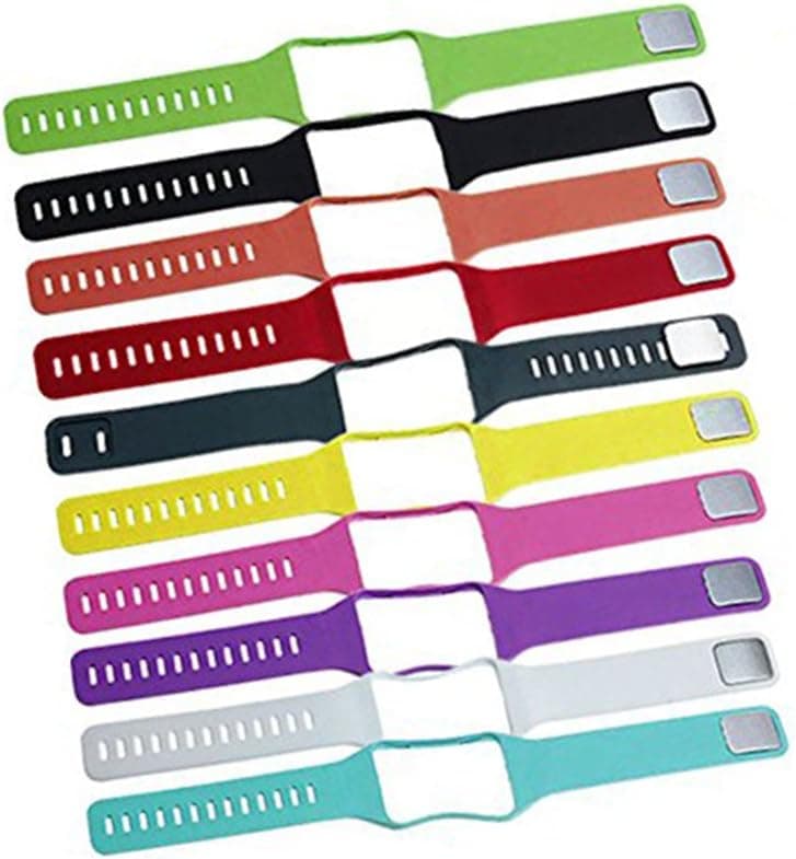 TenCloud Replacement of Samsung R750 Gear S Smartwatch Strap Bands Set of 10 for Super AMOLED Display Wearables