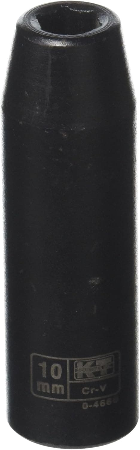 K-T Industries 0-4660 1/2-Inch Drive x 10mm Deep Impact Socket