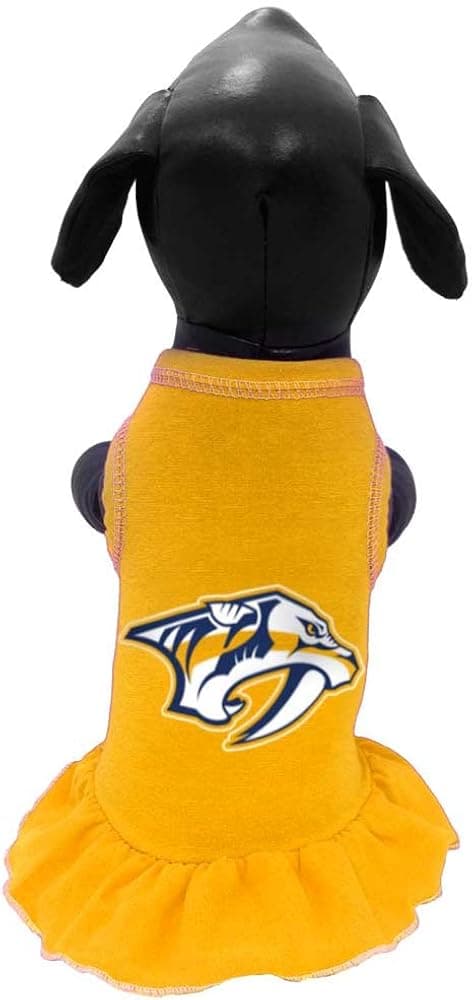 All Star Dogs NHL Unisex NHL Nashville Predators Dog Cheerleader Dress