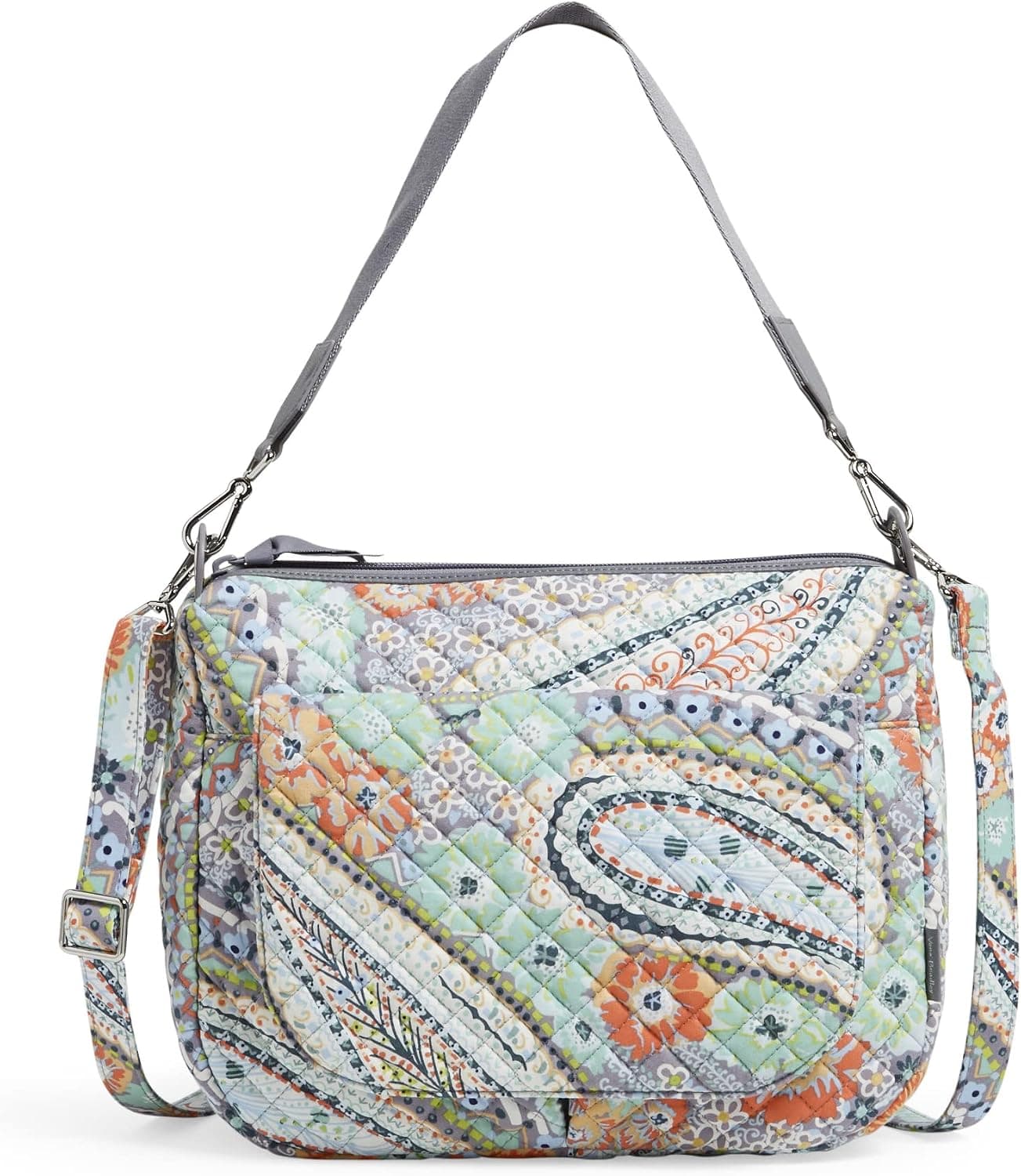 Vera Bradley Cotton Carson Shoulder Bag Crossbody Purse