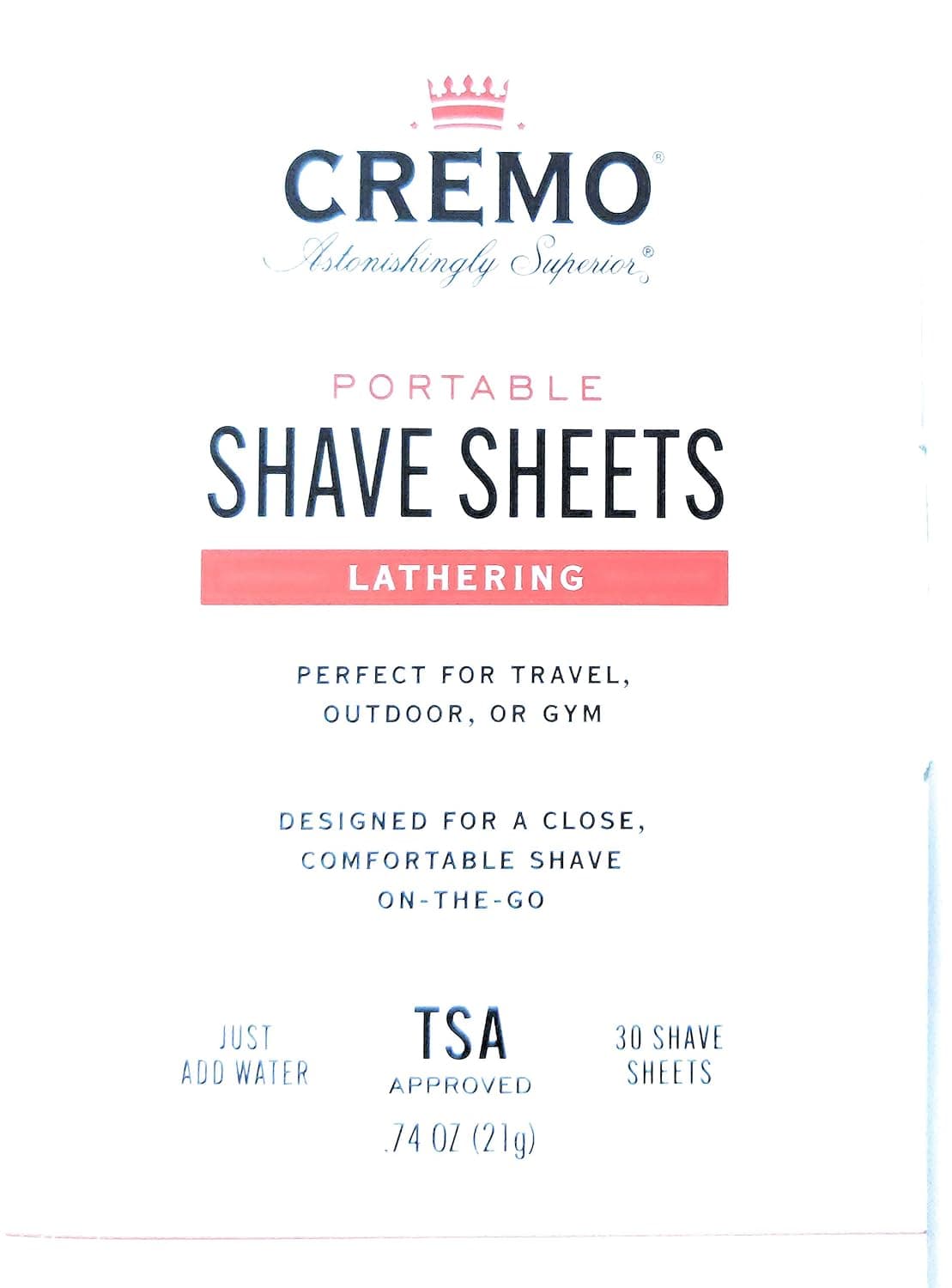 Cremo Shave Sheets