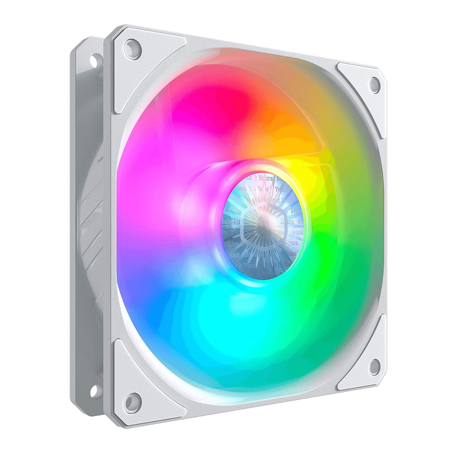 CoolerMaster SickleFlow 120 ARGB White Edition 120mm ARGB PC Case Fan MFX-B2DW-18NPA-R1 FN1533