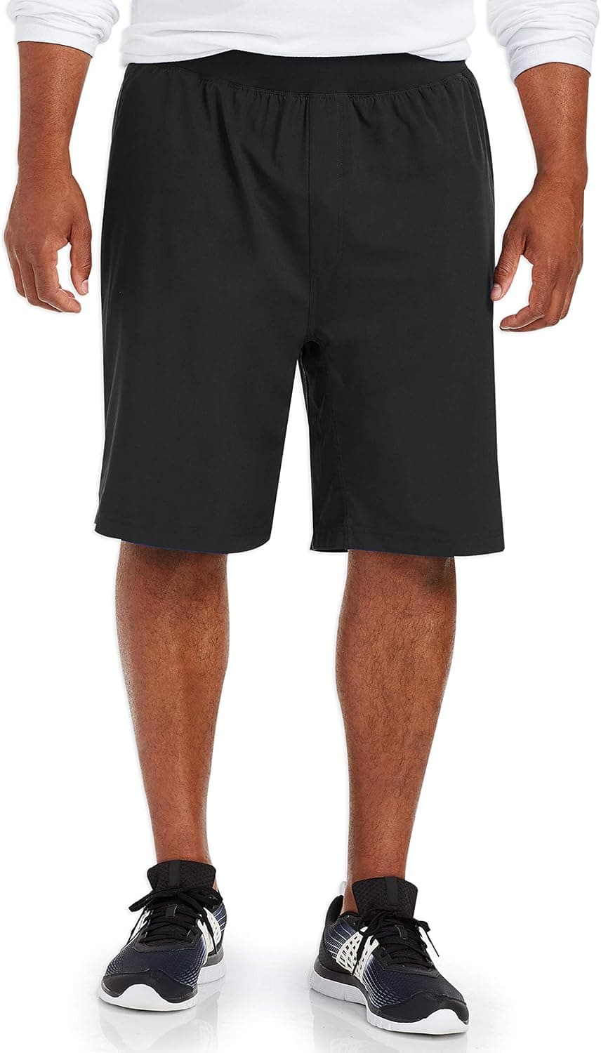 Amazon Essentials Men's Big & Tall Stretch Woven Training Short fit by DXL