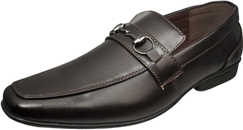 Sedagatti Men Apron-Toe Penny Loafers - Black