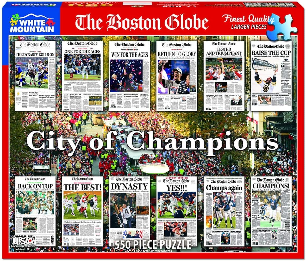 White Mountain Puzzles City of Champions - 500 Piece Jigsaw Puzzle