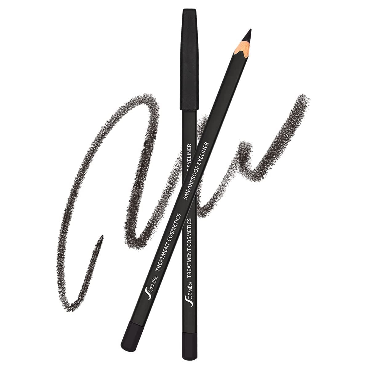 Sorme Treatment Cosmetics Smearproof Eyeliner 0.16oz | Long Lasting Waterproof Eyeliner Pencil | Smudge-Proof Waterline Eyeliner | Cruelty-Free and Gentle Pencil Eyeliner