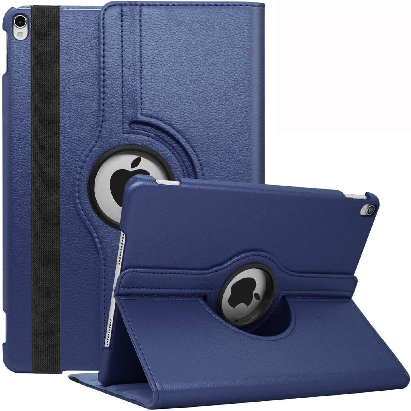 New iPad Air 3 Case 2019(3rd Gen)/iPad Pro 10.5 2017 Case,360 Degree Rotating Stand Smart Cover with Auto Wake Up/Sleep Feature for Apple iPad 10.5" Case (A2152/A2123/A2153/A2154 / A1701/A1709)(Navy)