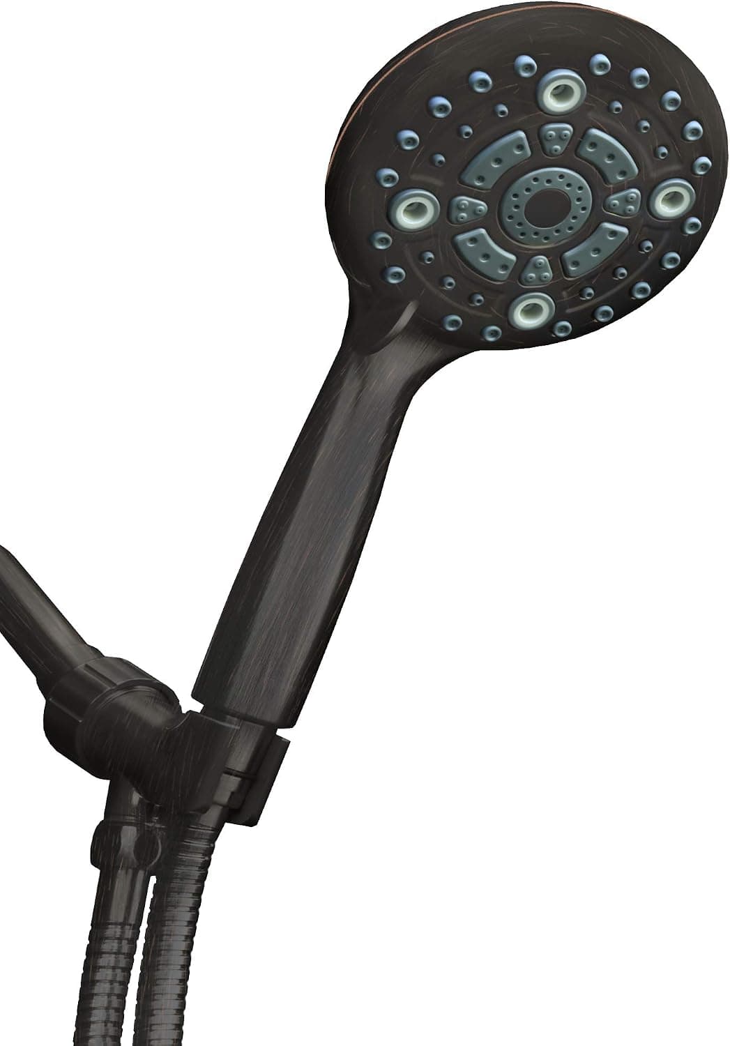 ShowerMaxx, Elite Series, 6 Spray Settings 5 inch Hand Held Shower Head, Long Stainless Steel Hose, MAXX-imize Your Shower with Handheld Showerhead in Oil Rubbed Bronze Finish