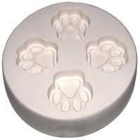 Glass Fusing / Slumping Supplies : Paw Print Casting Mold