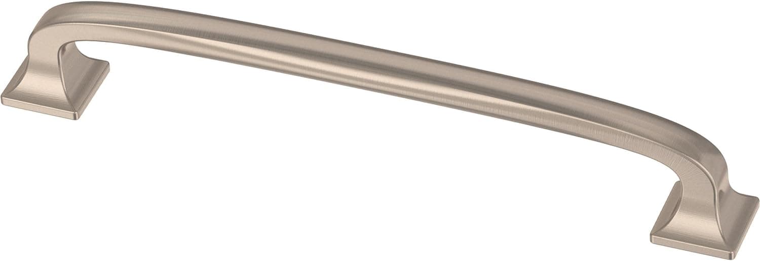 Franklin Brass P29614K-SN-B 5-1/16" (128mm) Square Feet Pull, Satin Nickel, 10 Count