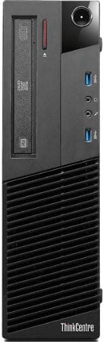 Lenovo ThinkCentre M83 Desktop Computer - Intel Pentium G3220 3 GHz - Small Form Factor - Business Black 10AM000HUS