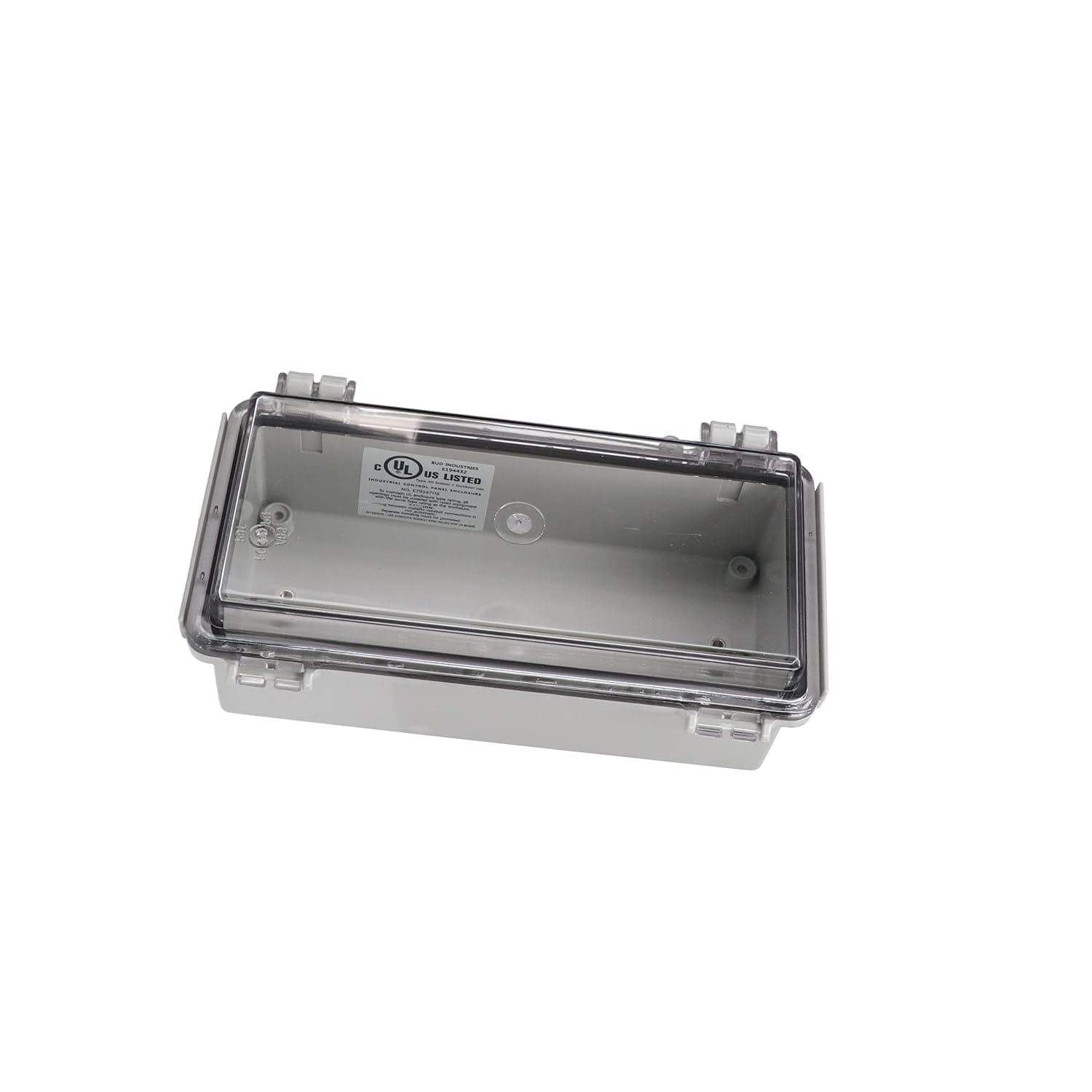 BUD Industries NBF-32406 Plastic Outdor NEMA Poly PBT Blend, 7.87" L x 3.92" W x 2.76" D, White