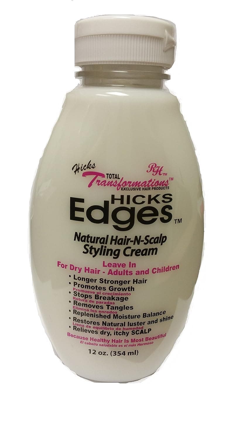 HICKS TOTAL TRANSforMATIONS Natural Hair N Scalp Cream, 12 Ounce