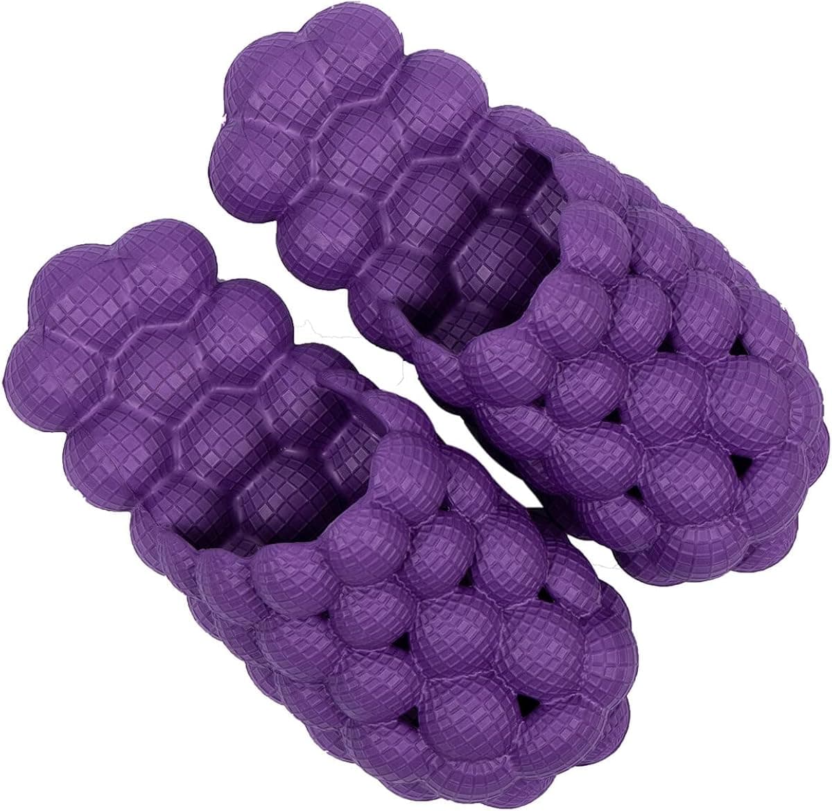 ASONGMAKE Bubble Slippers for Women Mens Beach Slides Sandals Soft Massage Pillow Slipper Unisex Breathable House Spa Shower Sandals Indoor Outdoor