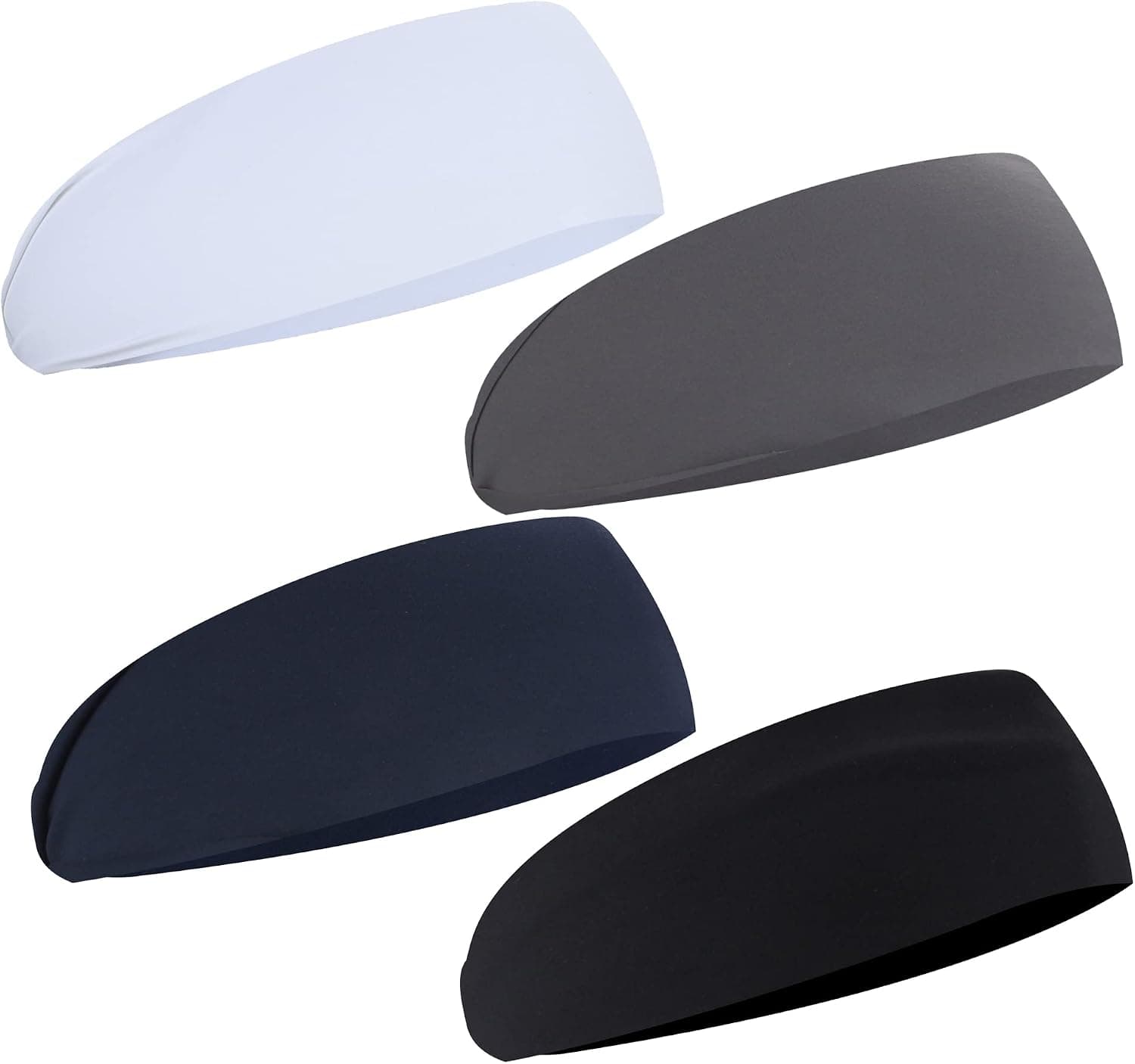 Hoogalife Mens Headbands Sports Stretchy Sweat Headband for Running, Tennis, Football, Basketball