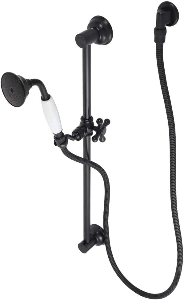 Kingston Brass KAK3520W0 Made to Match Shower Combo, Matte Black