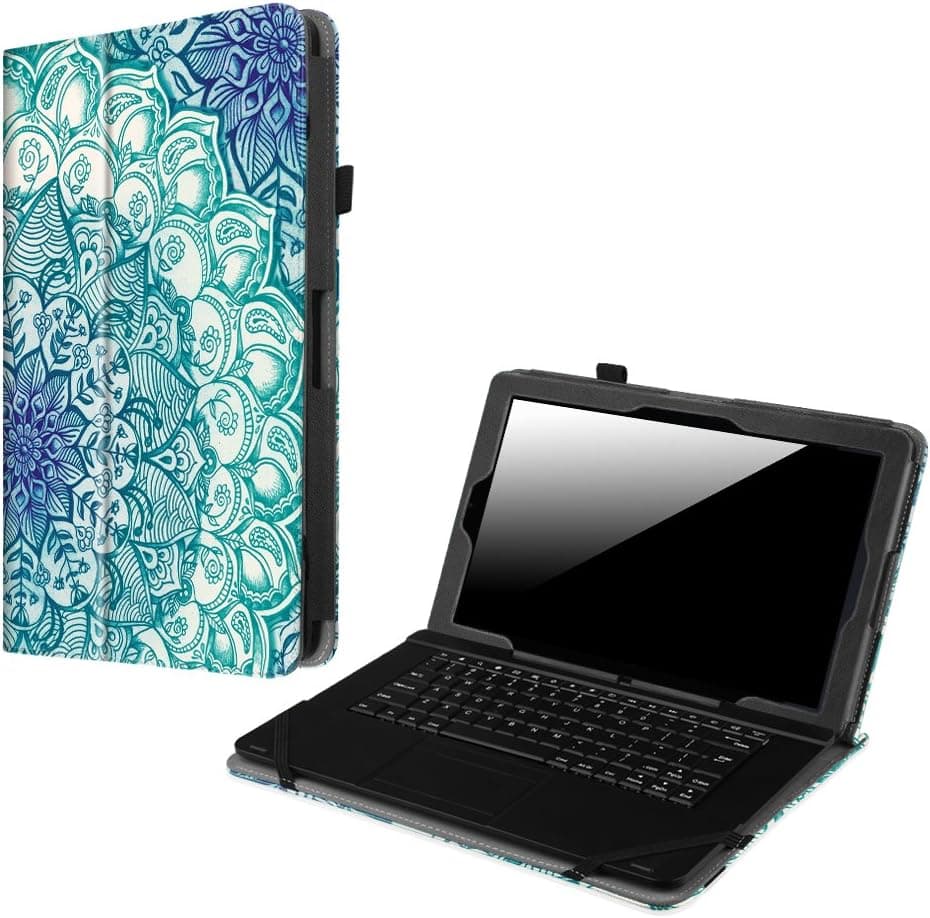 Fintie 2018 RCA Galileo Pro / RCA 11.6" HD / Maven Pro Case - PU Leather Cover for 11.5" RCA Galileo Pro / 11.6" Maven Pro, Compatible with Cambio W1162 V2 / W116 2-in-1 Tablet, Emerald Illusions
