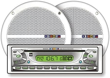 Dual Electronics MXCP45 Marine Stereo with 2 Speakers