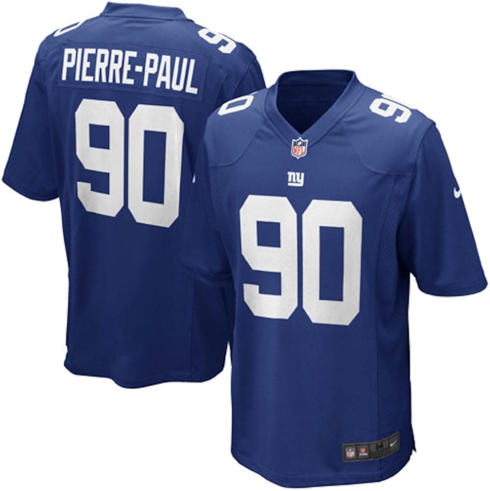 Nike Jason Pierre-Paul New York Giants NFL Youth Blue Home On-Field Jersey (Youth X-Large 18-20)