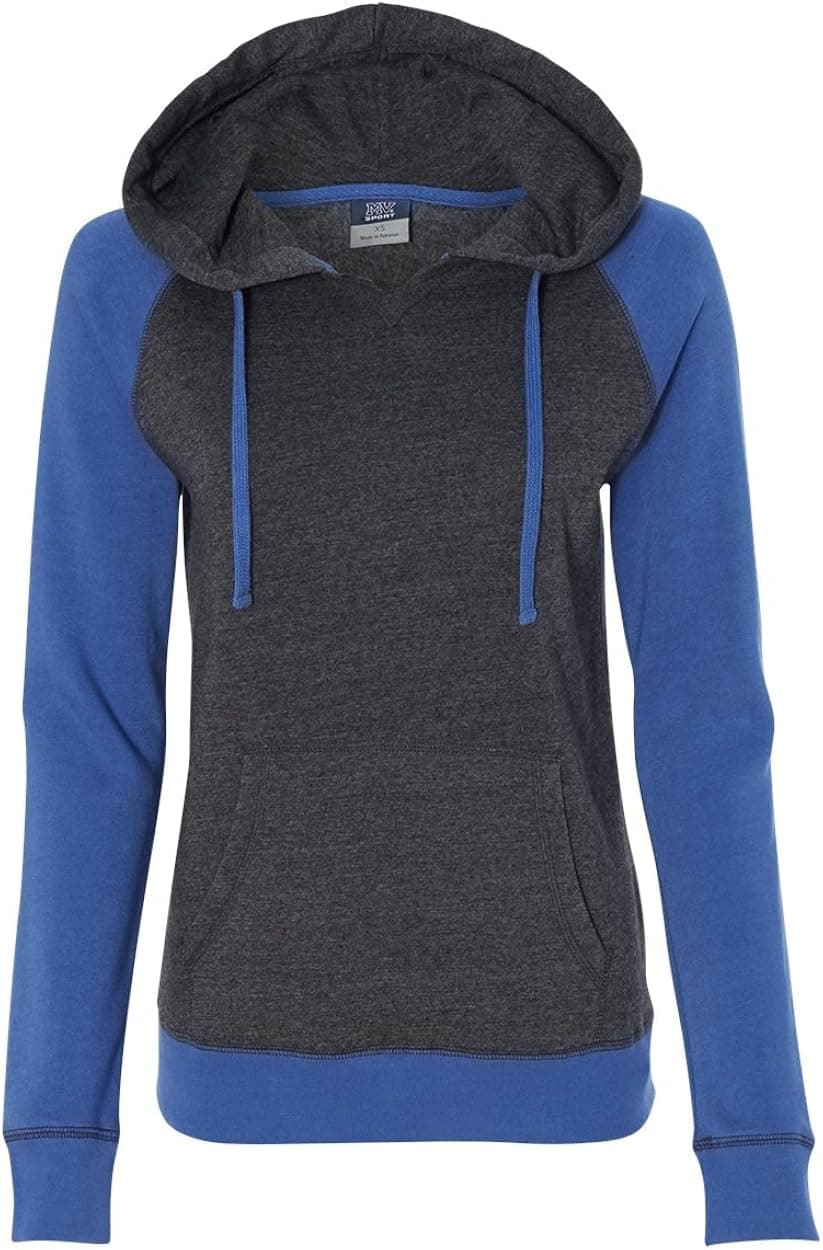 MV Sport Women's Harper Raglan Hooded Sweatshirt