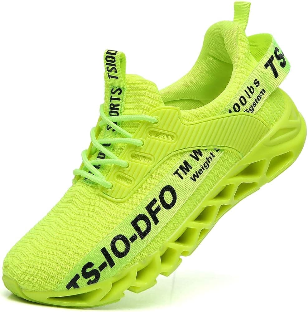 FRSHANIAH Men Athletic Shoes Breathable Running Shoes Non-Slip Fashion Sneakers