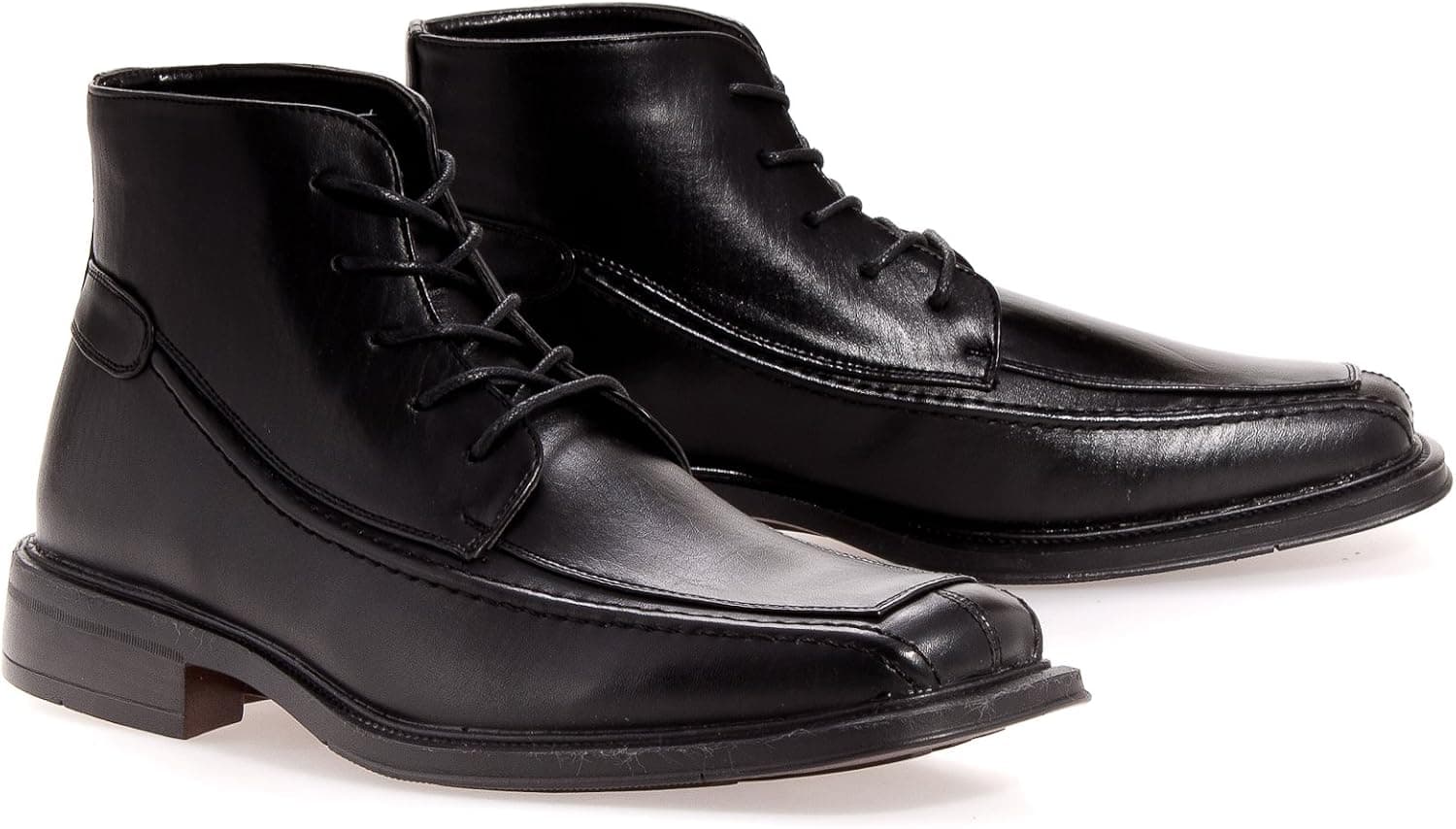 Morenza Mens DRESS BOOTIE LACE Black Boot 10.5 US
