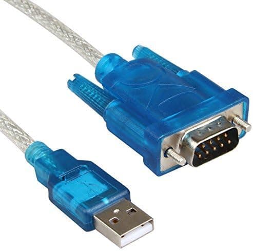 Relper-Lineso USB to Serial Adapter Cable with Dual Chipset PL2303 USB to DB9 Pin Male (USB to RS232 Cable)
