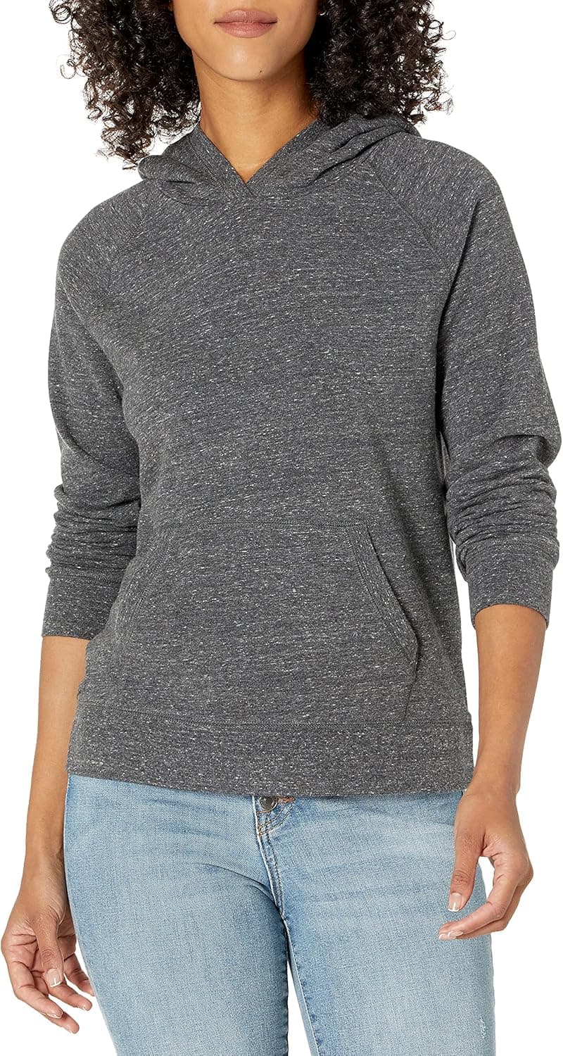 Goodthreads Women's Modal Fleece Long Sleeve Popover Hoodie Sweatshirt