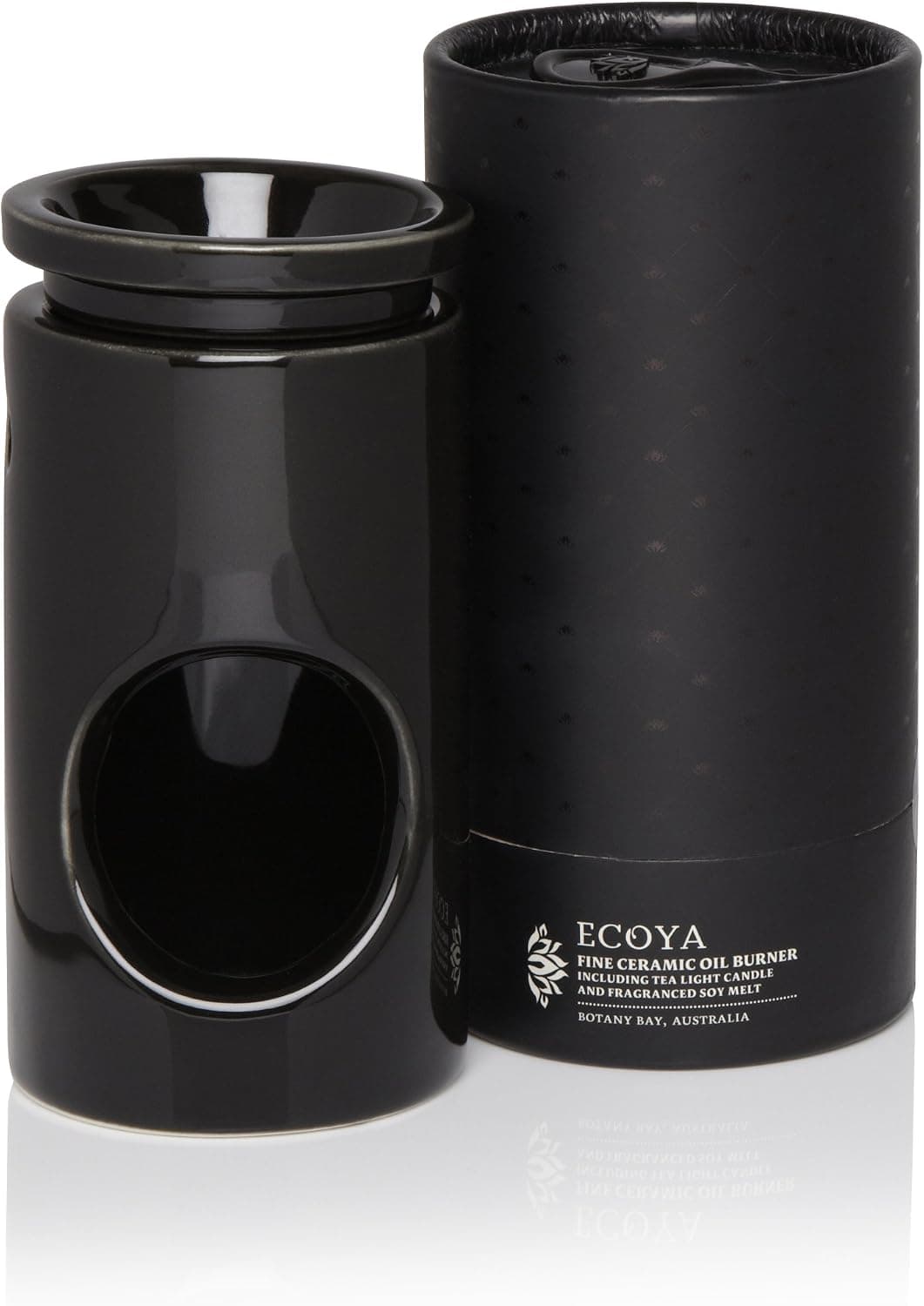 Ecoya Ceramic Oil Burner, Black