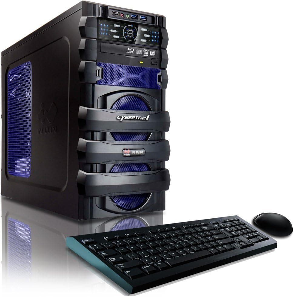 Cybertron PC 5150 Unleashed II GM2223A Desktop (Blue) (Discontinued by Manufacturer)