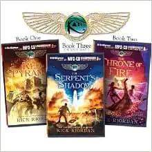The Kane Chronicles (3 Audiobook Set): The Red Pyramid, The Throne of Fire, The Serpent's Shadow [The Kane Chronicles] by Rick Riordan [Audiobook, MP3 Audio, Unabridged]