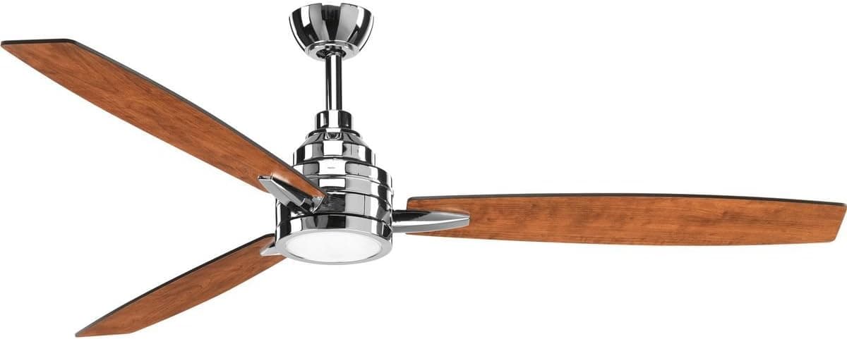 Progress Lighting Gaze Collection 60" LED Three-Blade Ceiling Fan