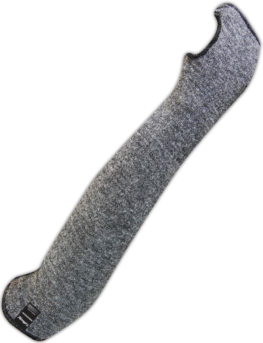 MAGID CutMaster Aramax ANSI Level 3 Knit Sleeve with Thumb Slot, 1 Sleeve, 14” Long, Black