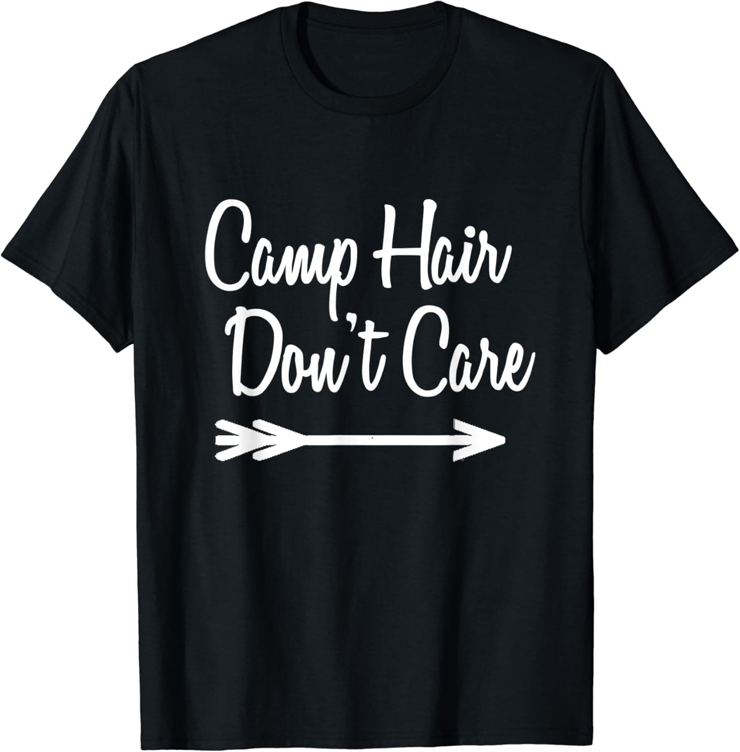 Camp Hair Don't Care Shirt Tee Camping T Shirt Camper