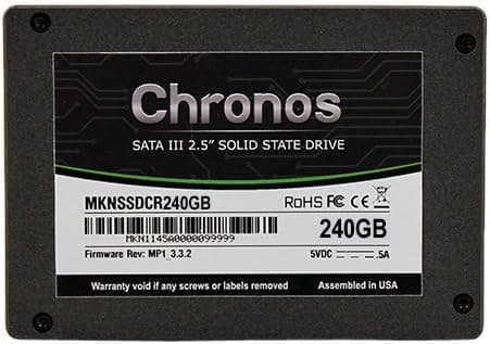 Mushkin Chronos 240 GB SATA 6.0 Gb-s 2.5-Inch Solid State Drive (MKNSSDCR240GB)