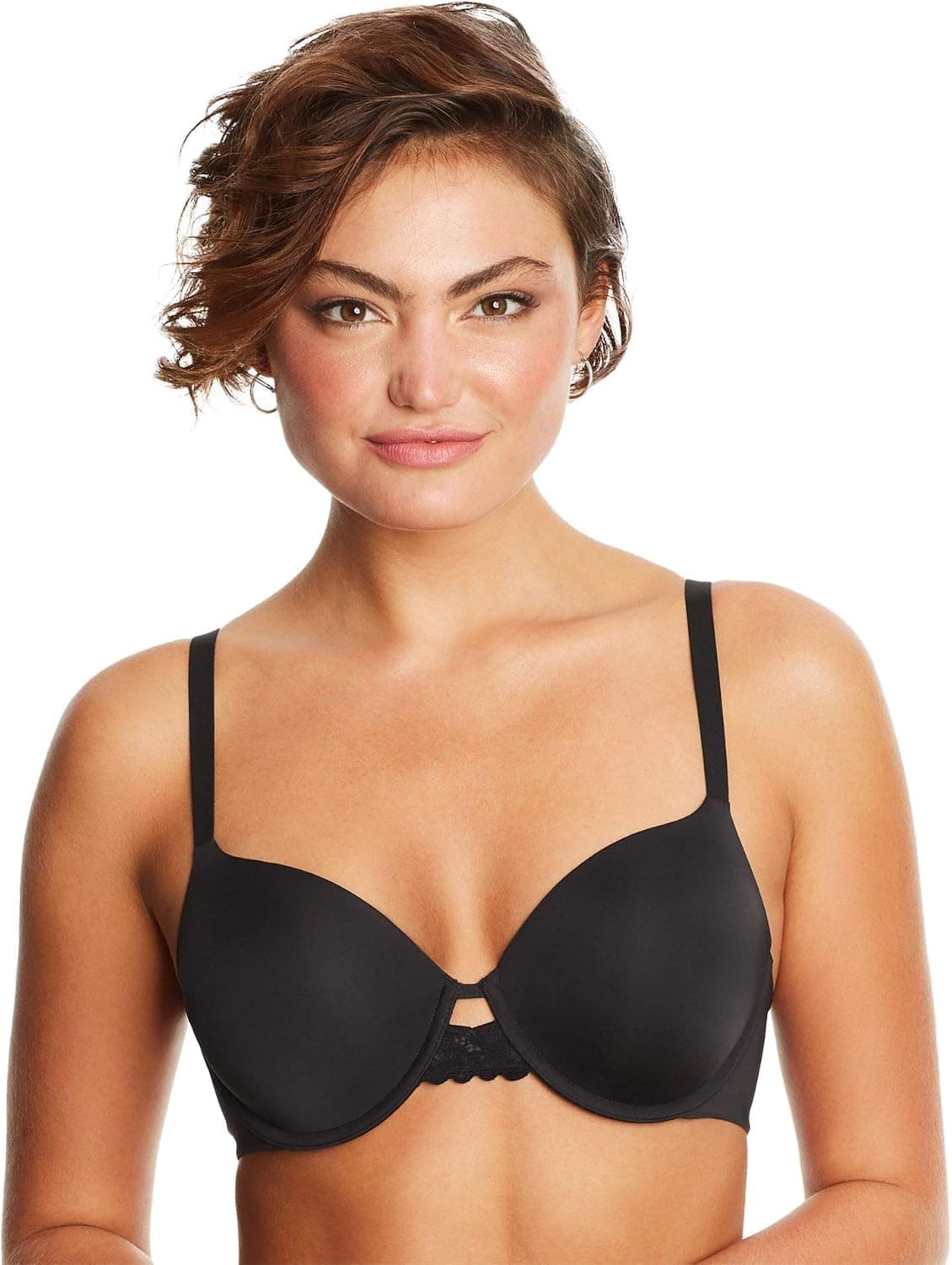 Maidenform Womens One Fab Fit Underwire Bra, Microfiber T-Shirt Bra, Full-Coverage Convertible Bra