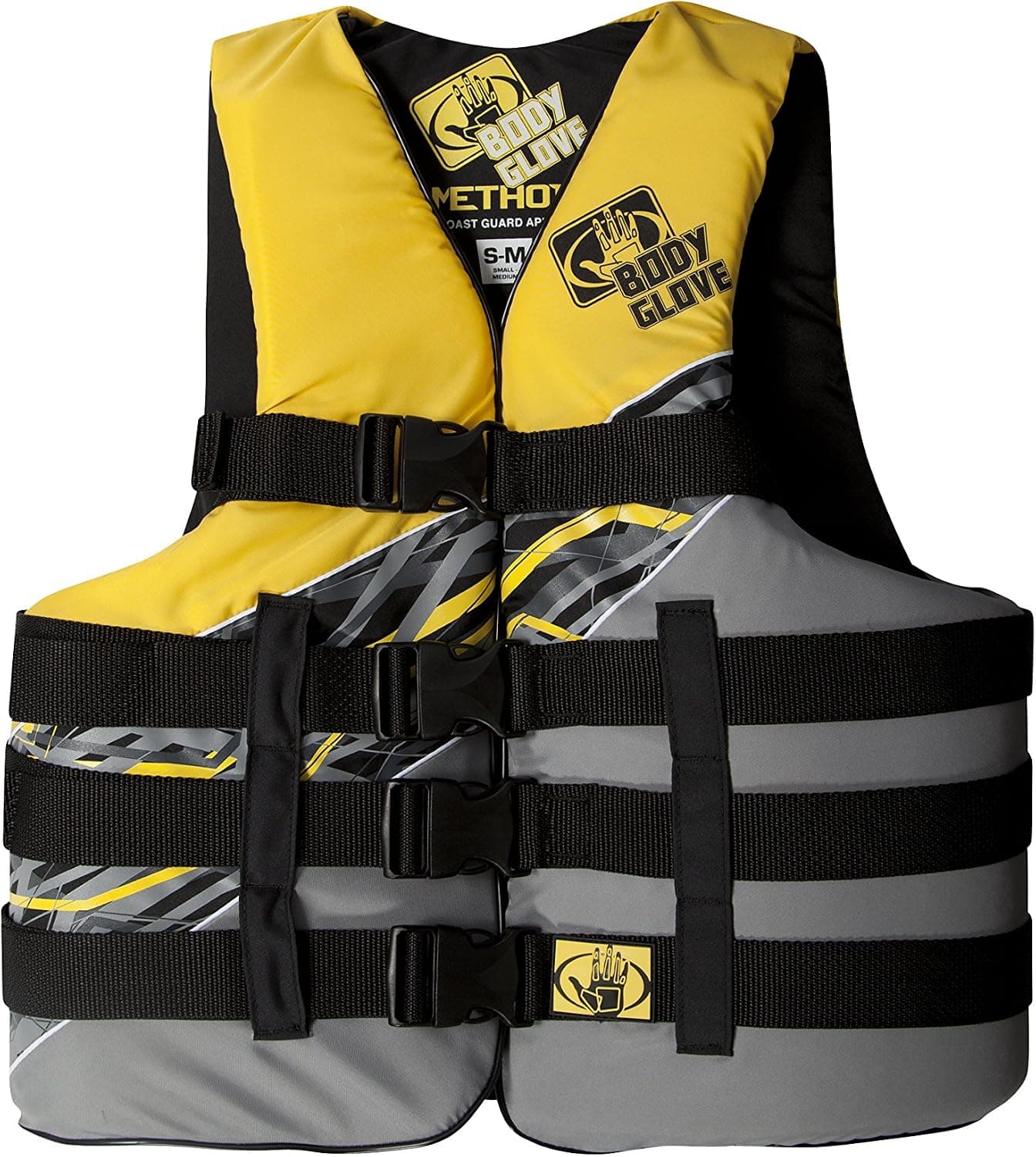 JetPilot Body Glove Adult Method USCG Approved 4 Buckle Life Jacket Vest