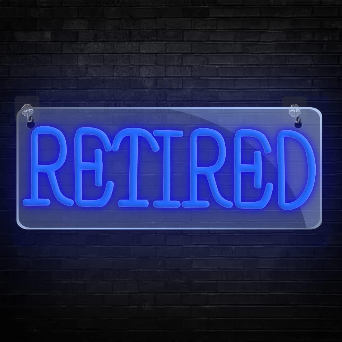 Retirement Lights,Retirement Party Decorations,Retired Light,Happy Retirement Neon Sign,Happy Retirement Lights,Retirement Gifts,Retirement Light Up Sign,Officially Retired,Retirement Party Supplies