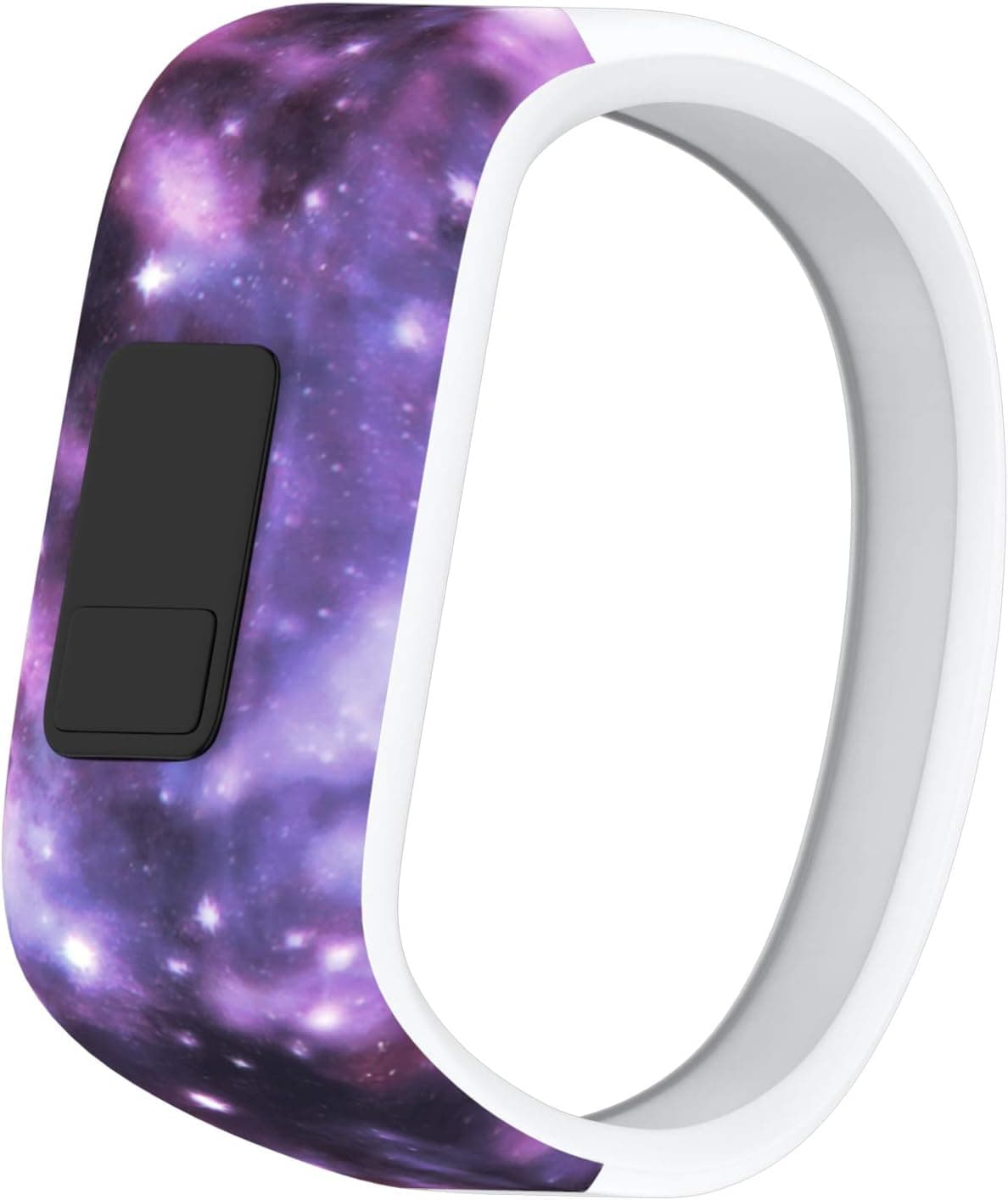 ANCOOL Compatible with Vivofit JR Bands Brilliantly Colored Soft Wristbands Replacement for Vivofit JR/Vivofit JR2/Vivofit 3 Tracker(Large, Starry Sky)