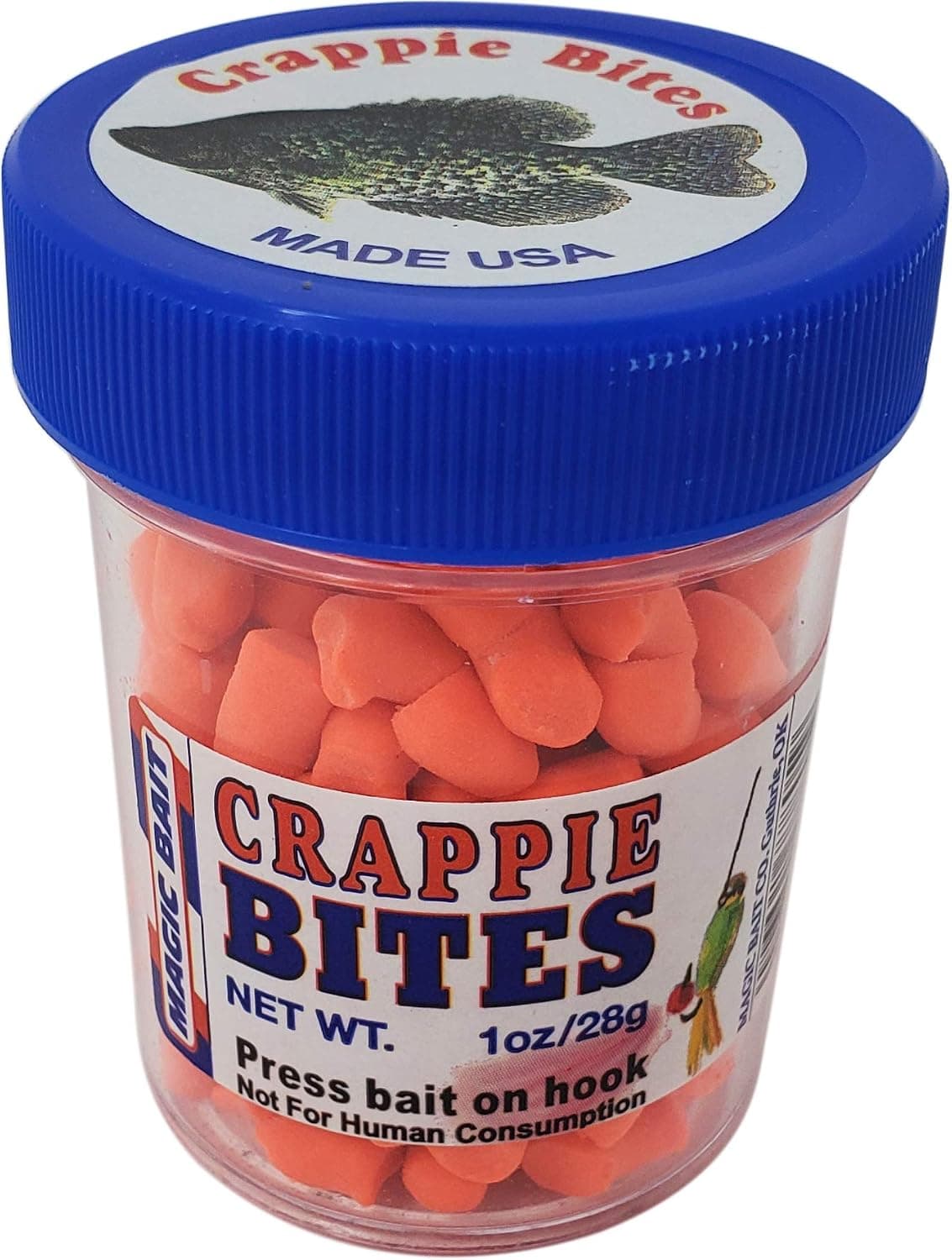 Magic Bait Crappie Bites Crappie Nibbles Fishing Lures - Fishing Bait and Fishing Candy in 1 Ounce (28 Grams) Jar