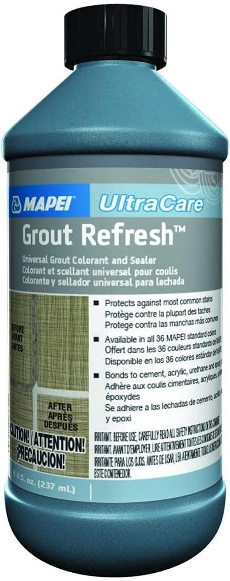 Mapei Grout Refresh Colorant and Sealer: Grout Paint and Sealant - 8 Ounce Bottle, Sahara Beige