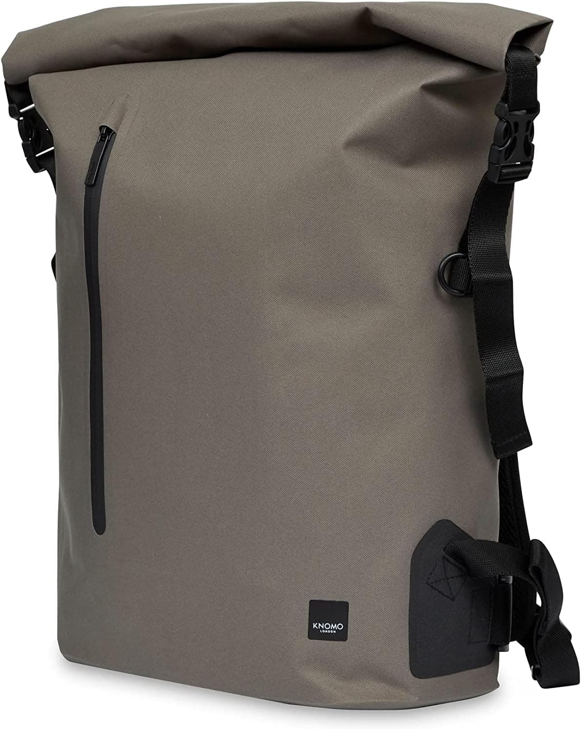 KNOMO Cromwell 15 inch Waterproof Laptop Rolltop Backpack Men, Water Resistant Travel Rucksack, Casual Daypack for Outdoors Brown