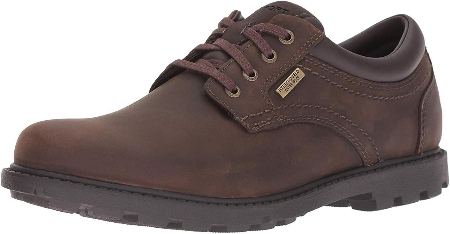 Rockport Men's Rugged Bucks Waterproof Plaintoe