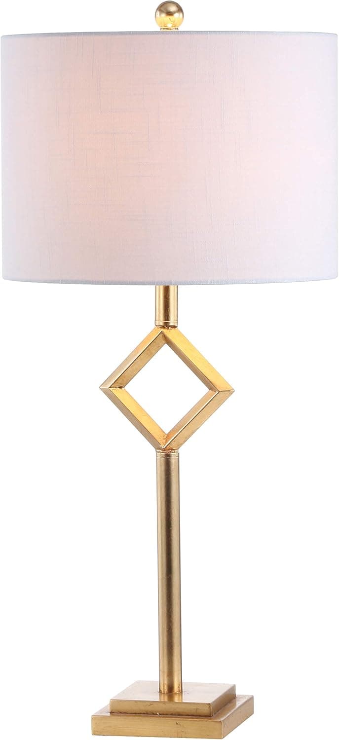 JONATHAN Y JYL3036A Juno 30.75" Metal/Resin LED Table Lamp Contemporary Transitional Bedside Desk Nightstand Lamp for Bedroom Living Room Office College Bookcase LED Bulb Included, Gold Leaf