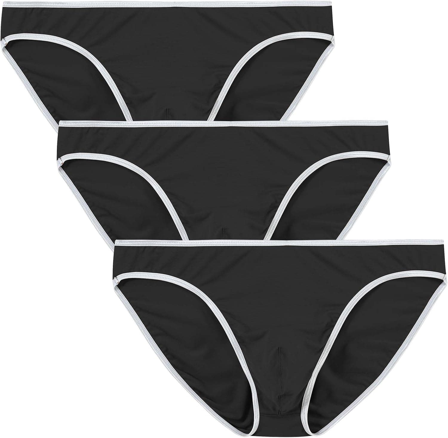 JINSHI Men's Underwear Briefs Bamboo Fiber Comfortable & Breathable Briefs Men's Bikini Underwear Briefs